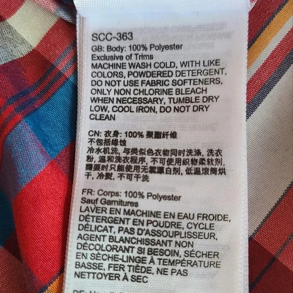 NEW! MARMOT Short  Sleeves Plaid Shirt - Picture 10 of 10